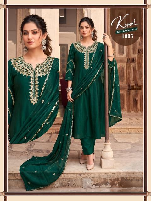 Desi kudi komal 3pcs kurties wholesaler in surat